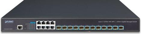 Immagine prodotto Planet XGS-6350-12X8TR Switch di rete gestito L3 Gigabit Ethernet (10/100/1000) 1U (20 Porti)