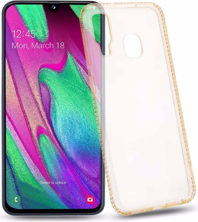 Produktbild Cadorabo TPU Ultra Slim Strass Cover (Samsung Galaxy A40)