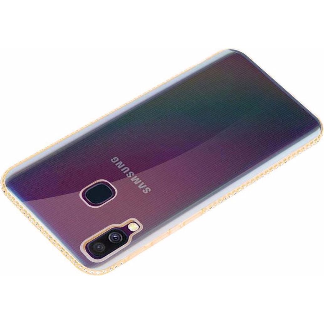 Thumbnail - Cadorabo TPU Ultra Slim Strass Cover (Samsung Galaxy A40), Smartphone Hülle, Gelb