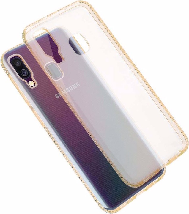 Produktbild Cadorabo TPU Ultra Slim Strass Cover (Samsung Galaxy A40)