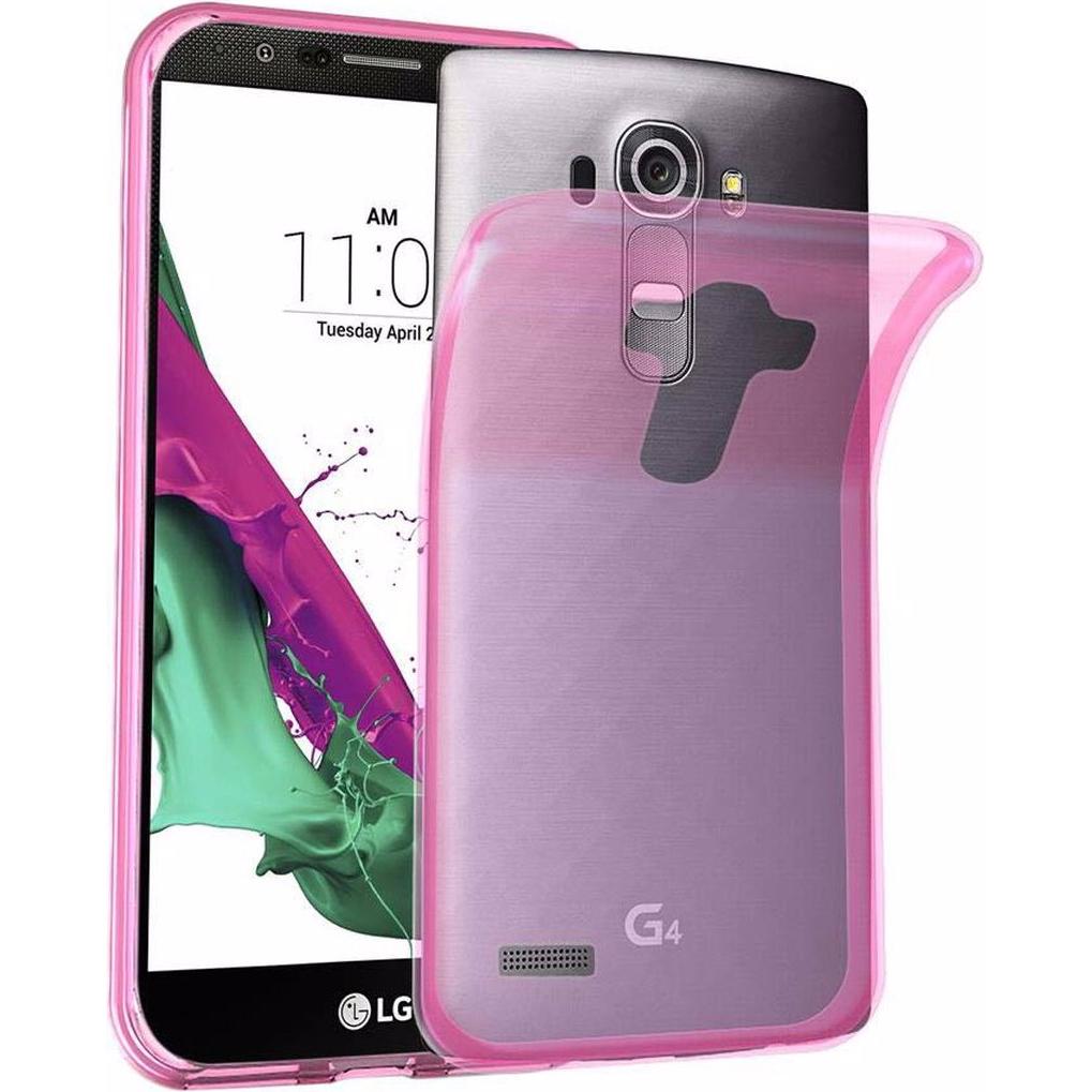 Cadorabo TPU Ultra Slim AIR Cover (LG G4s), Smartphone Hülle, Pink