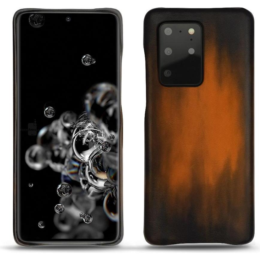 Noreve Lederschutzhülle (Samsung Galaxy S20+ 5G), Smartphone Hülle, Braun