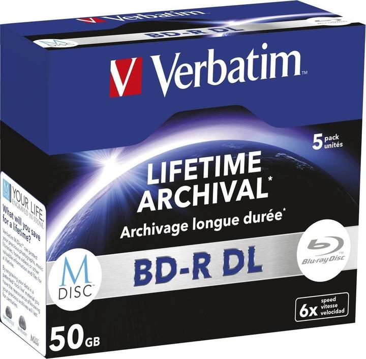 Produktbild Verbatim M-Disc BD-R Blu-Ray (5x)