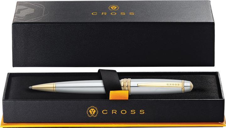 Image du produit Cross Stylo à bille Bailey M gl/chr (Platine, 1 x)