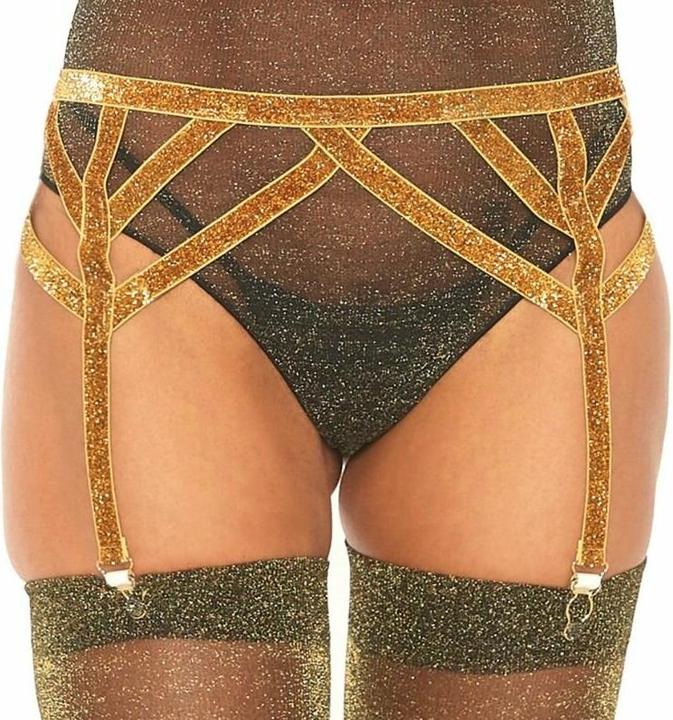 Produktbild Leg Avenue Lurex elastic garter belt (One Size)