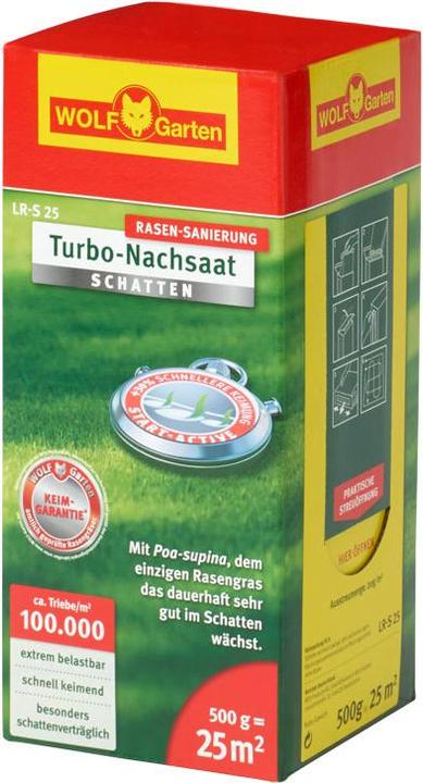 Actual product image Wolf-Garten Turbo reseeding shade lawn LR-S 25 (Lawn reseed)