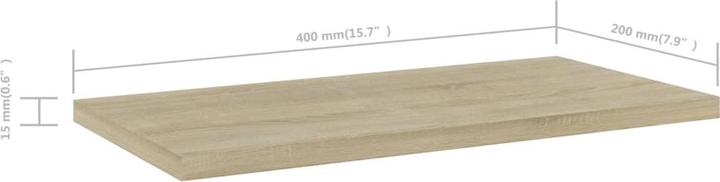 Produktbild vidaXL Wandregal (60 x 20 x 1.5 cm)