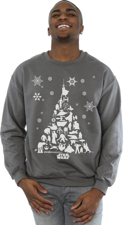 Immagine prodotto Star Wars Christmas Tree Felpa Uomo (XXL)