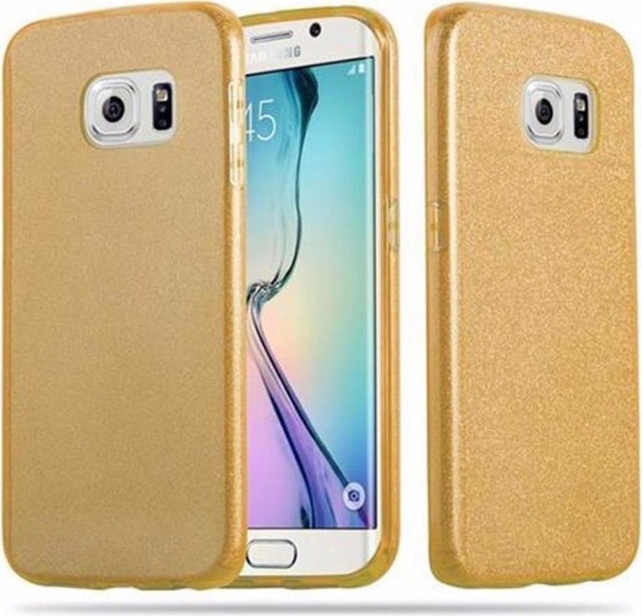 Produktbild Cadorabo TPU Glitzer (3-teilig) Cover (Samsung Galaxy S6 Edge)