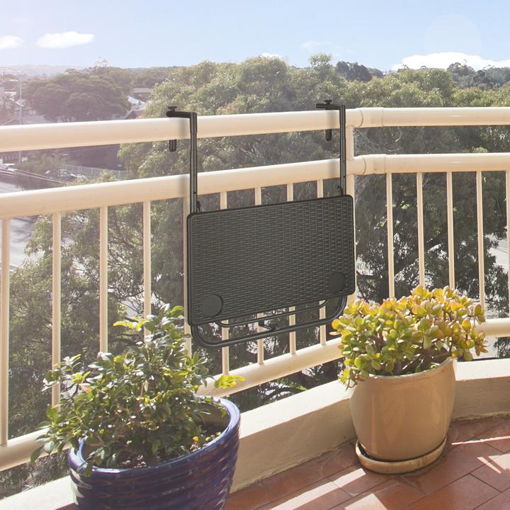 Produktbild Relaxdays Balkonhängetisch