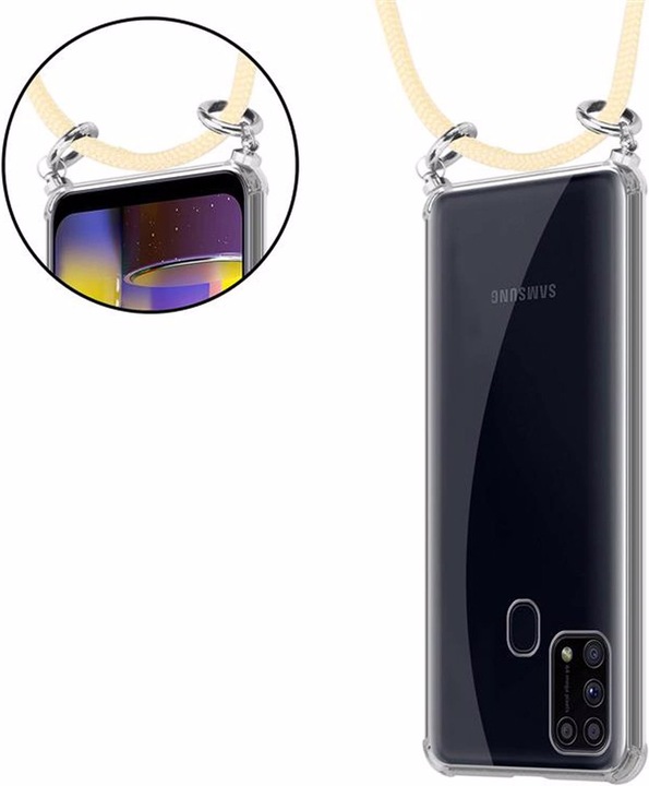 Produktbild Cadorabo TPU Handy Kette SILBER Cover