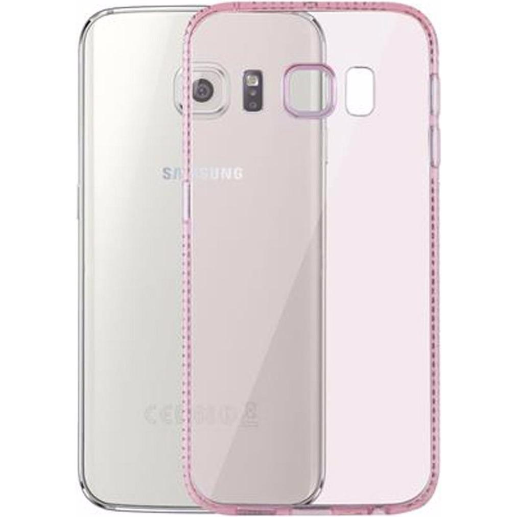 Thumbnail - Cadorabo TPU Ultra Slim Strass Cover (Samsung Galaxy S6 Edge), Smartphone Hülle, Rosa
