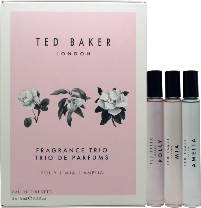 Actual product image Ted Baker Fragrance Trio Gift Set Women 3 x 15ml Rollerballs Free Shipping (Eau de toilette, 45 ml)