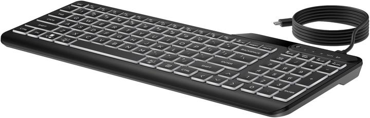 Actual product image HP 400 Wired keyboard with backlight (CH, Cable)