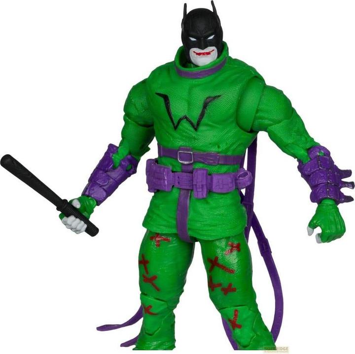 Produktbild McFarlane DC Multiverse Actionfigur Batman (Batman: Last Knight on Earth) Jokerized (Gold Label) 18 cm