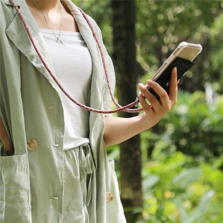 Produktbild Cadorabo TPU Handy Kette SILBER Cover