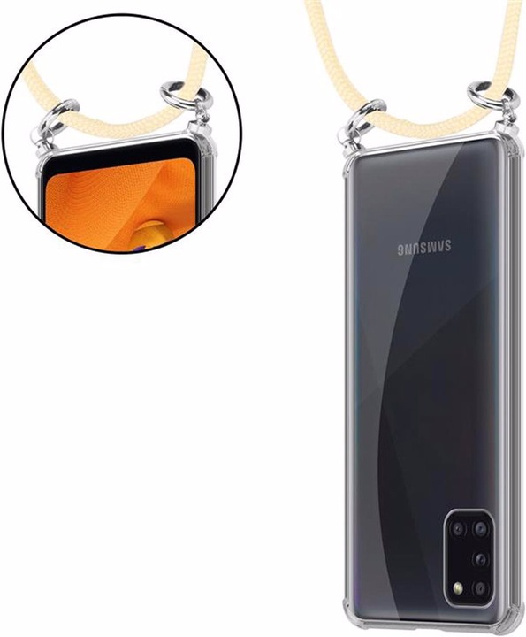Produktbild Cadorabo TPU Handy Kette SILBER Cover