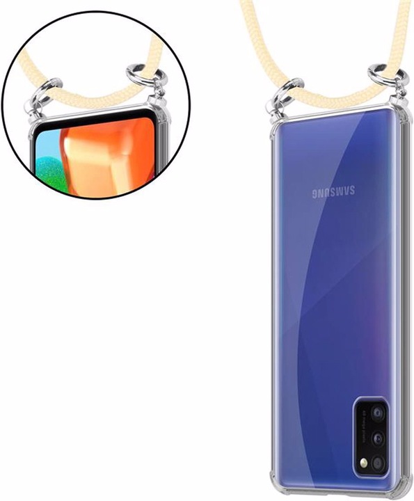 Produktbild Cadorabo TPU Handy Kette SILBER Cover