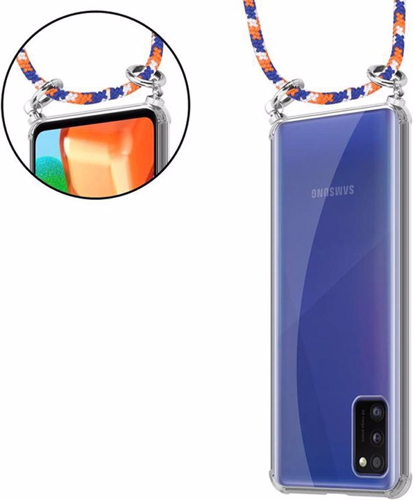 Produktbild Cadorabo TPU Handy Kette SILBER Cover