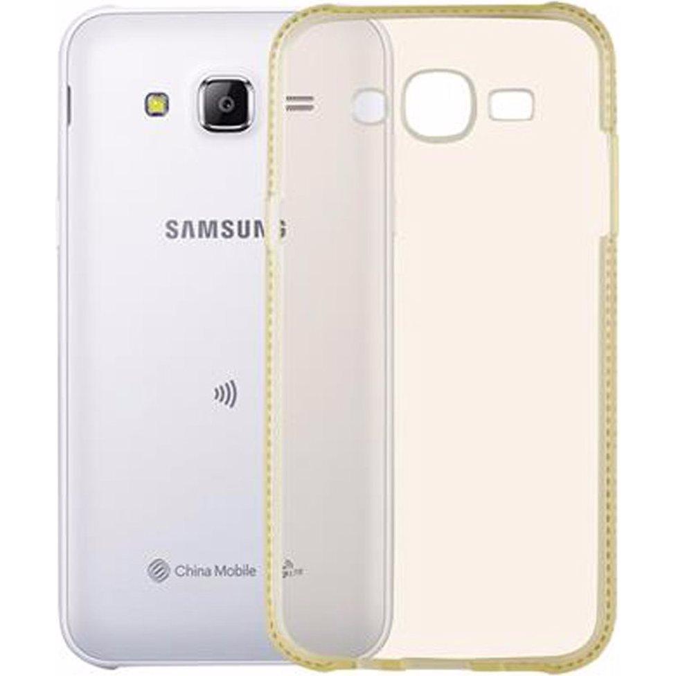Cadorabo TPU Ultra Slim Strass Cover (Samsung Galaxy J5), Smartphone Hülle, Gelb