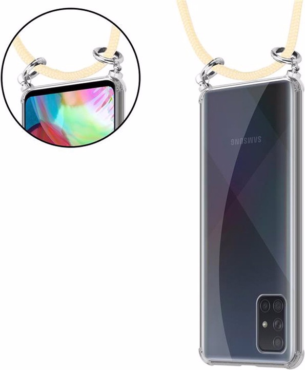 Produktbild Cadorabo TPU Handy Kette SILBER Cover