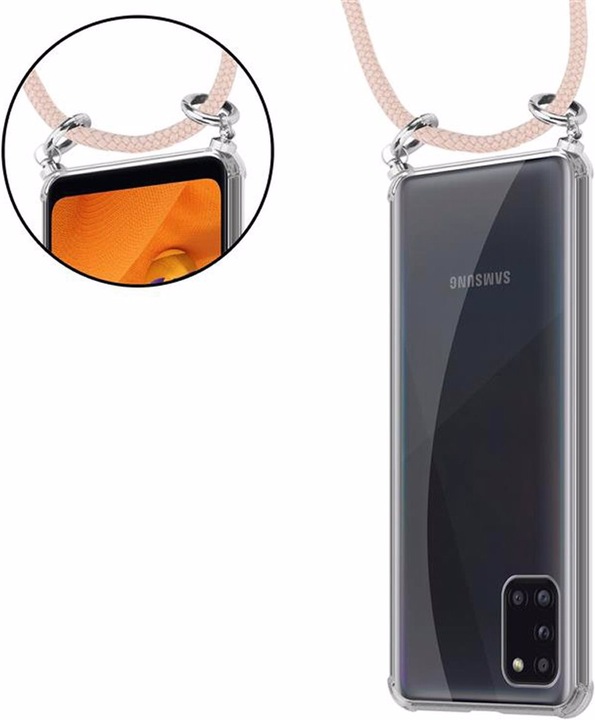Produktbild Cadorabo TPU Handy Kette SILBER Cover