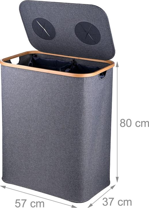 Produktbild Relaxdays Pfandflaschen-Sammelbehälter 2 Fächer (1 x)