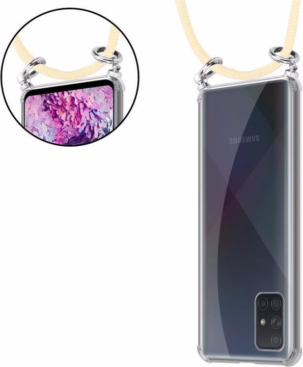 Produktbild Cadorabo TPU Handy Kette SILBER Cover