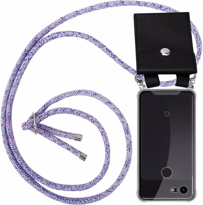 Produktbild Cadorabo TPU Handy Kette SILBER Cover