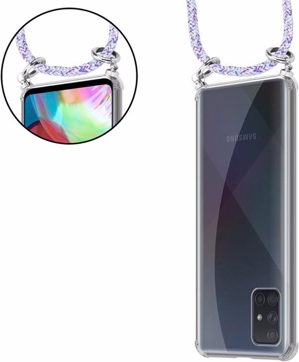 Produktbild Cadorabo TPU Handy Kette SILBER Cover