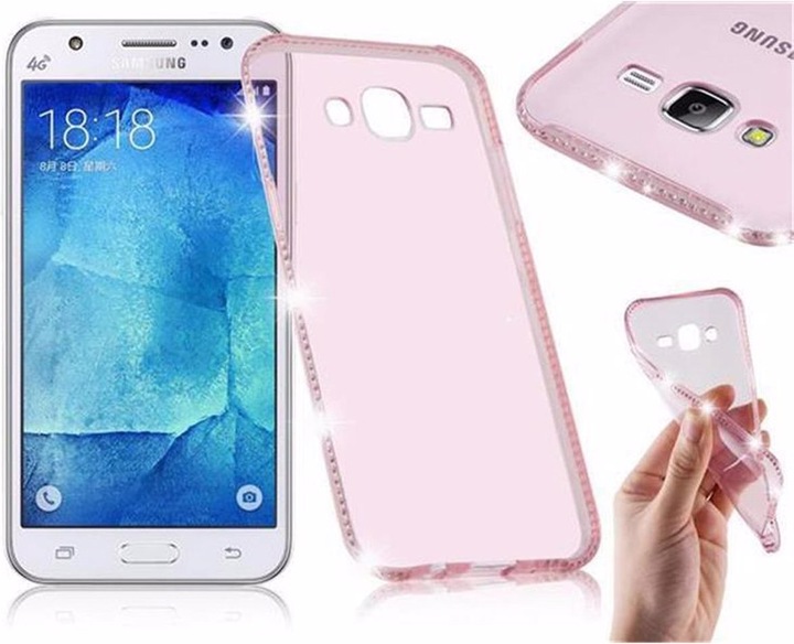Produktbild Cadorabo TPU Ultra Slim Strass Cover (Samsung Galaxy J5)
