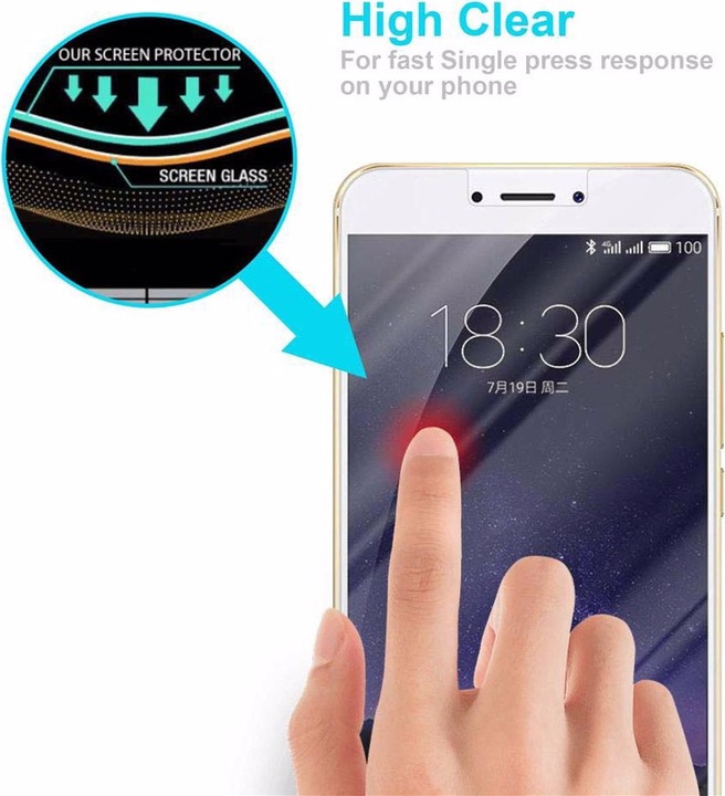 Produktbild Cadorabo Displayschutzglas (1 Stück, Meizu MX6)