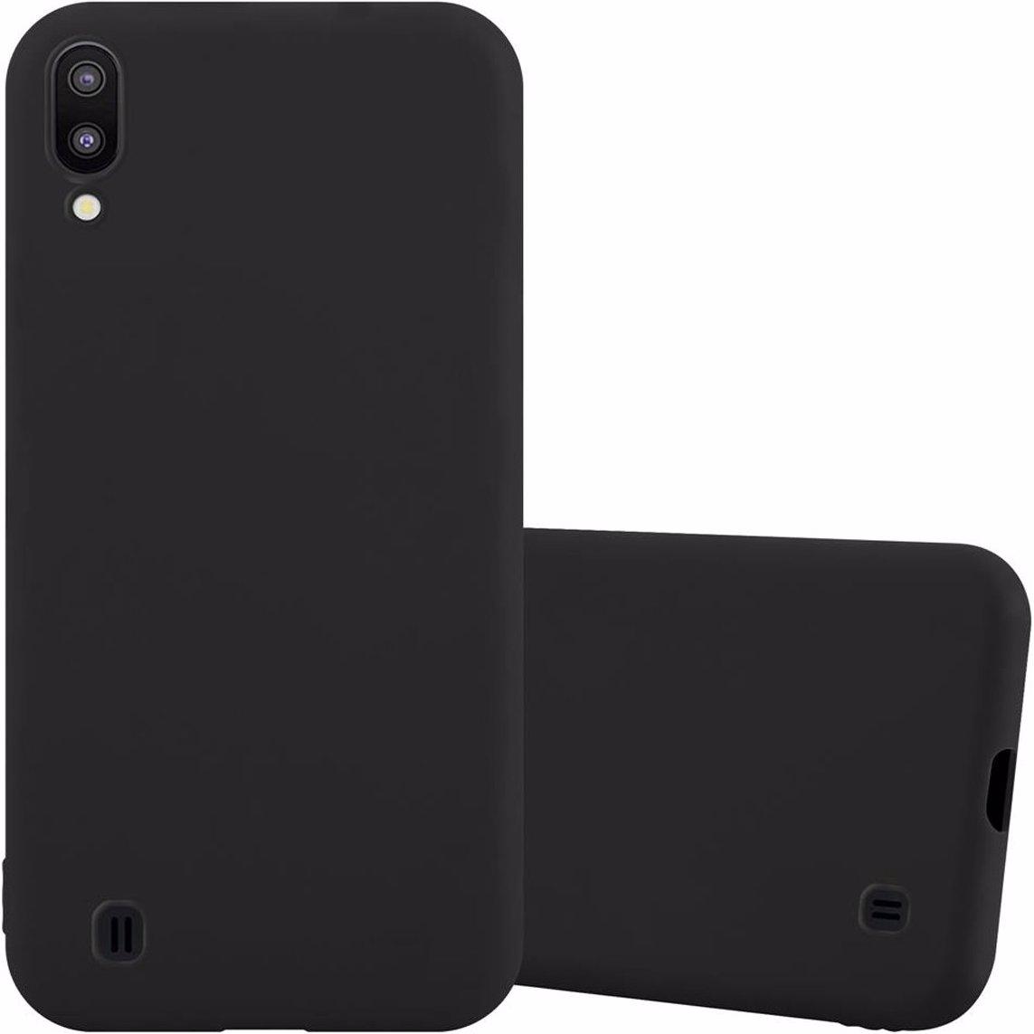 Cadorabo TPU Candy Cover (Samsung Galaxy M10), Smartphone Hülle, Schwarz
