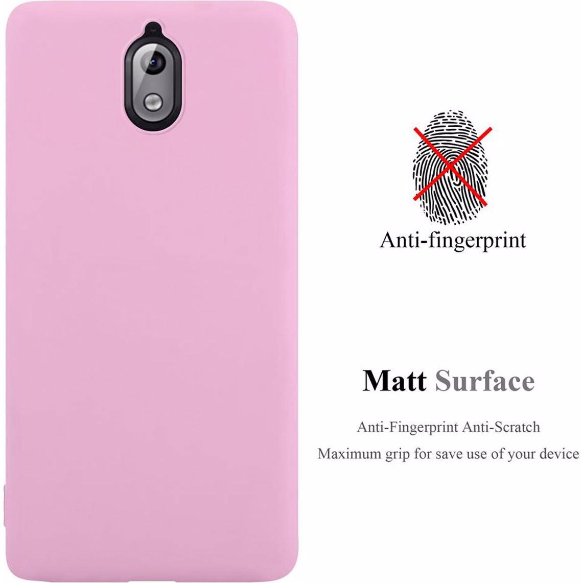 Thumbnail - Cadorabo TPU Candy Cover (Nokia 3.1), Smartphone Hülle, Rosa
