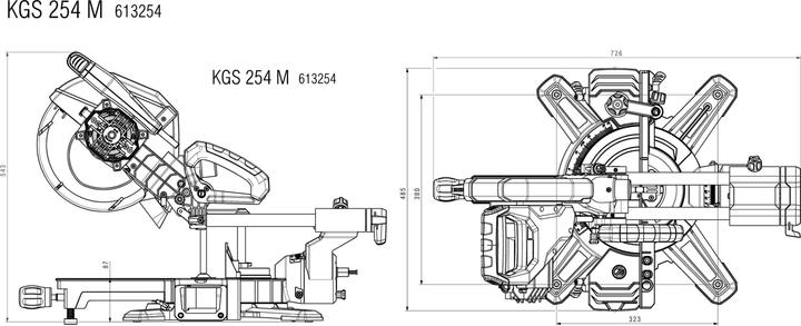 Immagine prodotto Metabo KGS 254 M