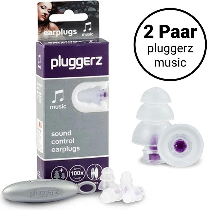 Pluggerz Hearing protection (4 x)