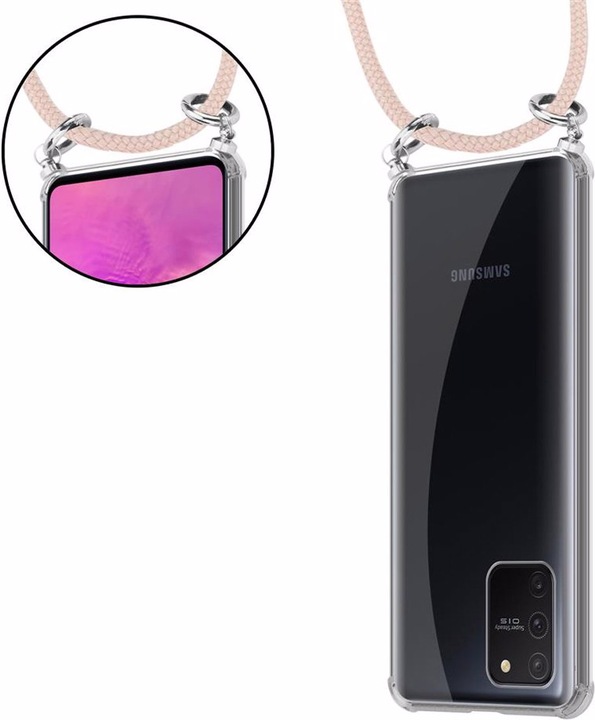 Produktbild Cadorabo TPU Handy Kette SILBER Cover