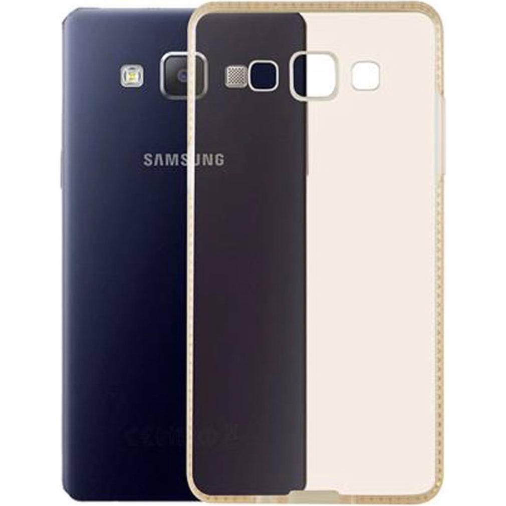 Cadorabo TPU Ultra Slim Strass Cover (Samsung Galaxy A5), Smartphone Hülle, Gelb