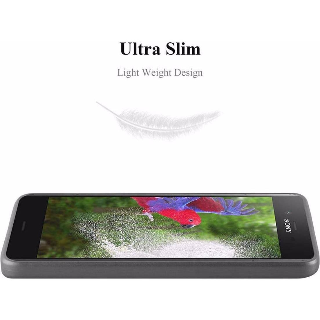 Thumbnail - Cadorabo TPU Matt Metallic Cover (Sony Xperia XZ1), Smartphone Hülle, Grau