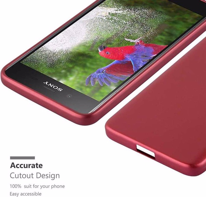 Produktbild Cadorabo TPU Matt Metallic Cover (Sony Xperia XZ1)