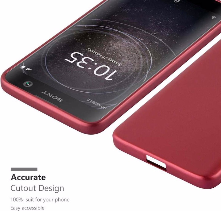 Produktbild Cadorabo TPU Matt Metallic Cover (Sony Xperia XA2)