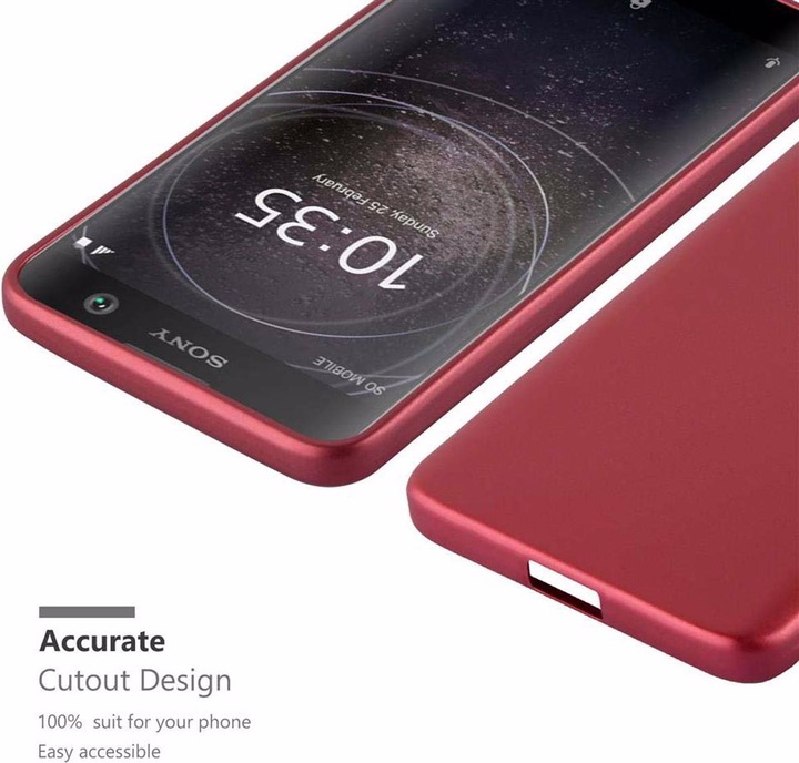 Produktbild Cadorabo TPU Matt Metallic Cover (Sony Xperia XA2)