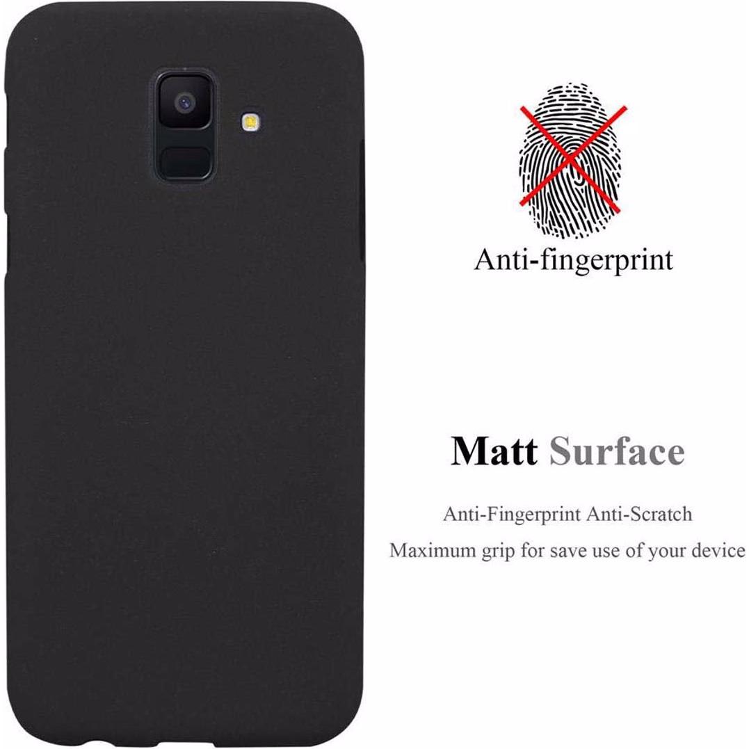 Thumbnail - Cadorabo TPU Frosted Cover (Samsung Galaxy J6 (2018)), Smartphone Hülle, Schwarz