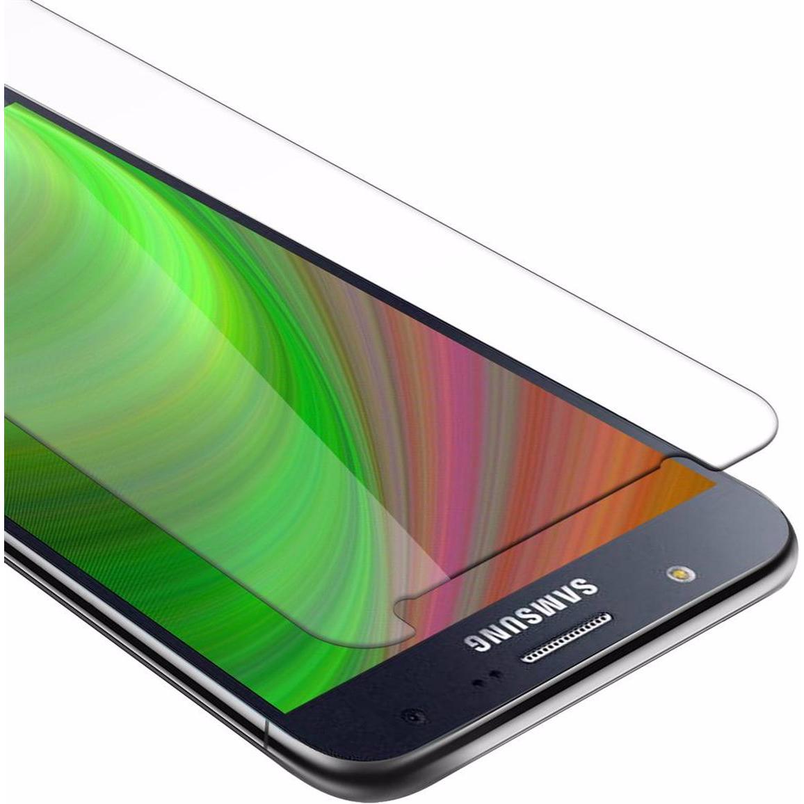 Cadorabo Displayschutzglas (1 Stück, Samsung Galaxy J7), Smartphone Schutzfolie, Transparent