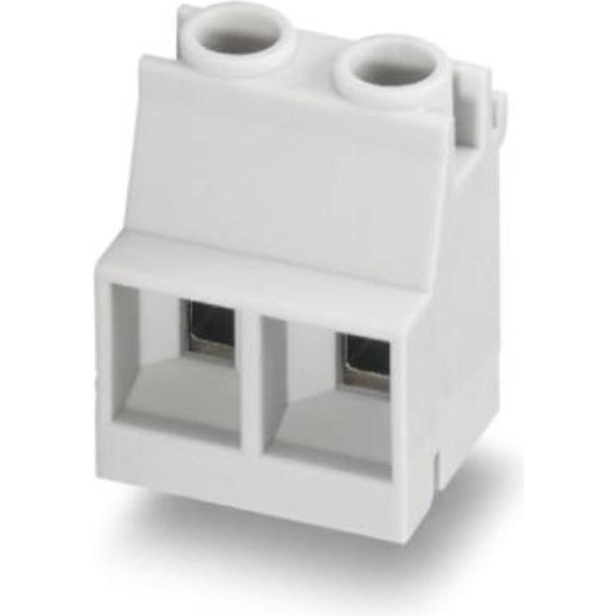 Phoenix Contact MKDSO 2,5 HV/ 2L-7,5 KMGY Morsettiera per circuiti stampati No. di poli 2 Grigio chiaro 50 pz., Cavo + Spina elettrica, Grigio