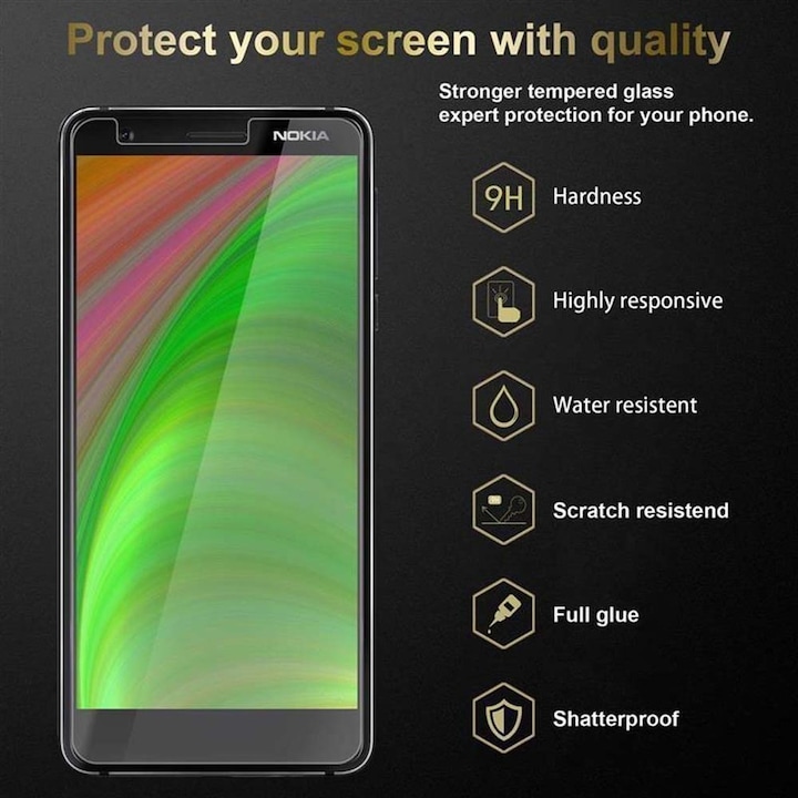 Produktbild Cadorabo Displayschutzglas (1 Stück, Nokia 5.1)