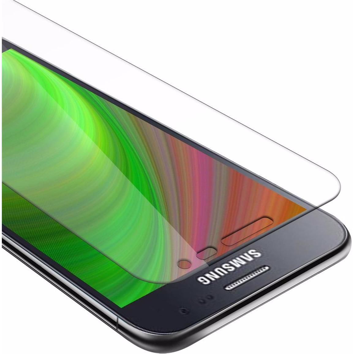 Cadorabo Displayschutzglas (1 Stück, Samsung Galaxy J2), Smartphone Schutzfolie, Transparent