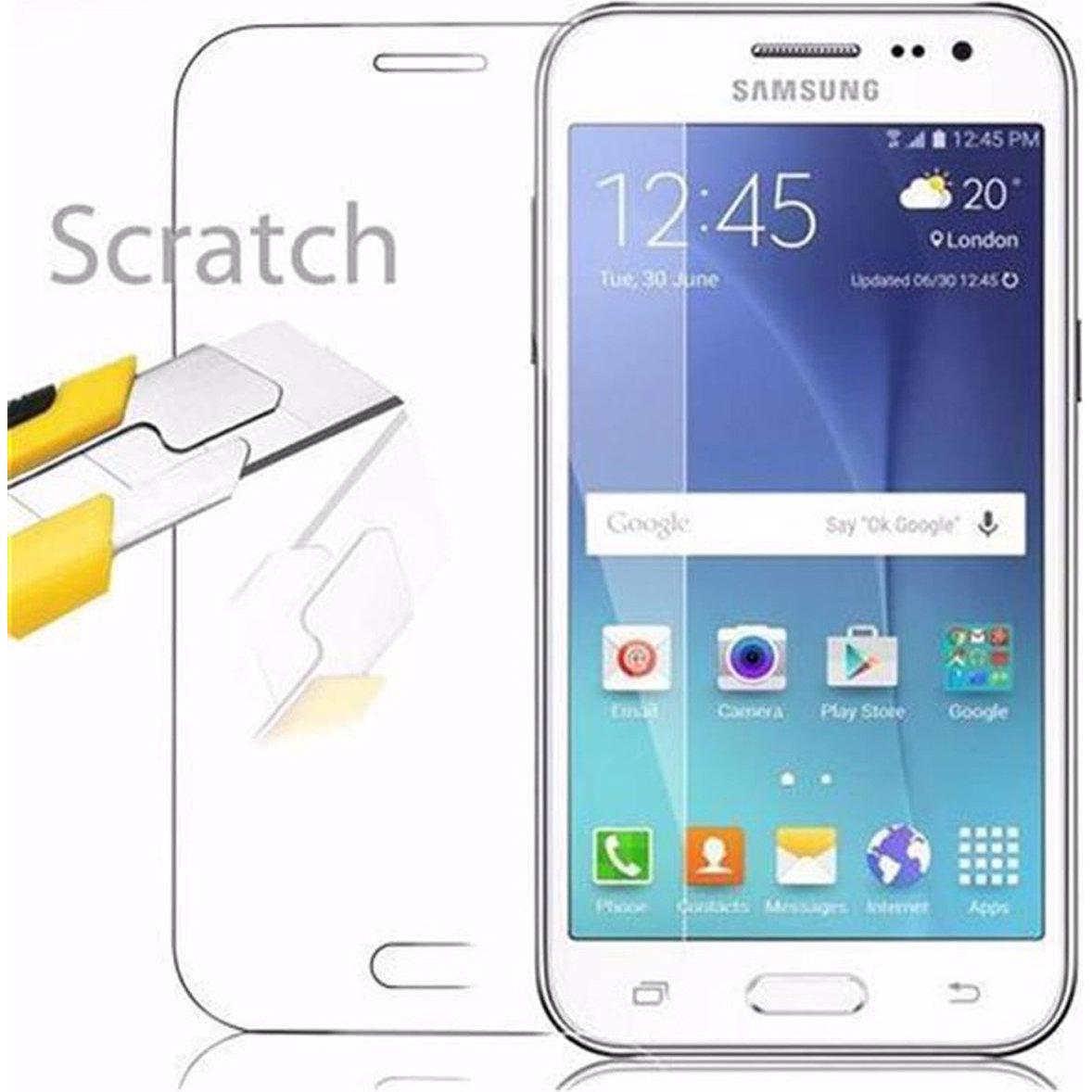 Thumbnail - Cadorabo Displayschutzglas (1 Stück, Samsung Galaxy J2), Smartphone Schutzfolie, Transparent