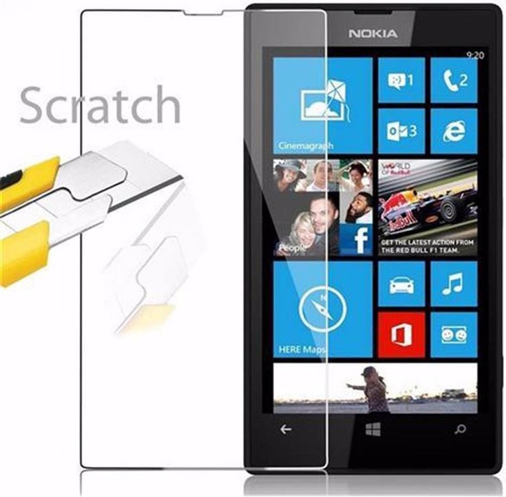 Actual product image Cadorabo Display protection glass (1 Piece, Nokia Lumia 521, Nokia Lumia 520)