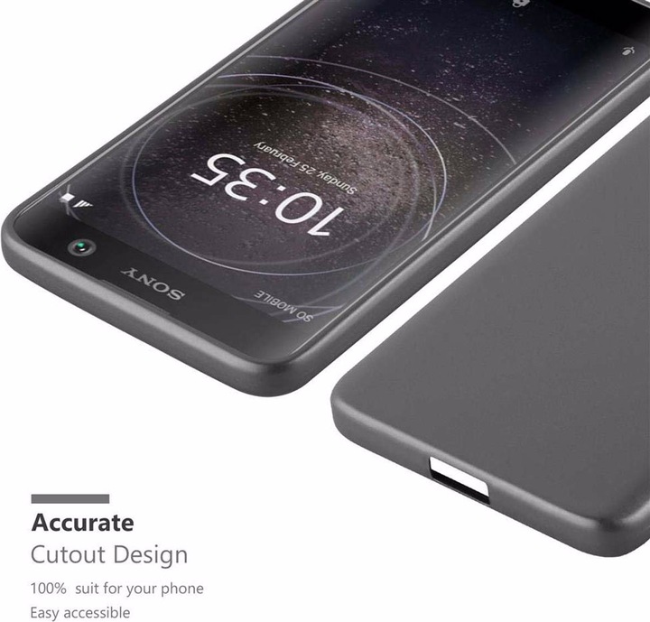 Produktbild Cadorabo TPU Matt Metallic Cover (Sony Xperia XA2)
